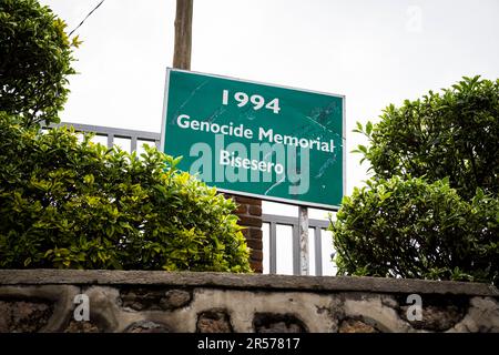 Ruanda. Bisesero Genocide Memorial Foto Stock