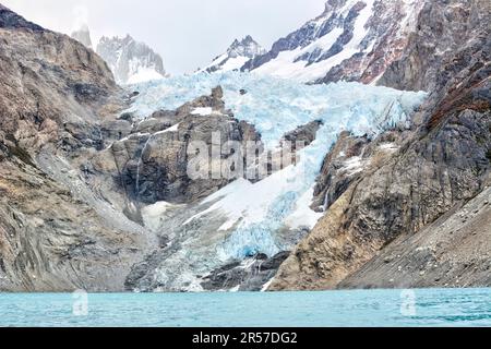 Mirador del Glaciar Piedras blancas a El Chalten, Argentina Foto Stock