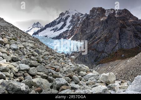 Mirador del Glaciar Piedras blancas a El Chalten, Argentina Foto Stock