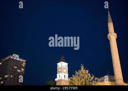 Albania. Penisola balcanica. Tirana. Hotel Plaza Foto Stock