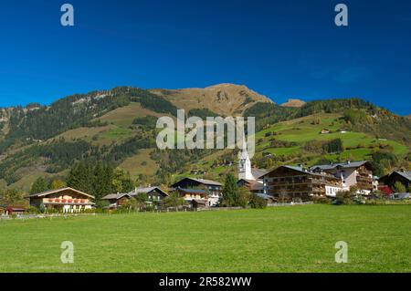 Rauris nella Valle del Rauriser, Pinzgau nel Land Salzburger, Austria Foto Stock