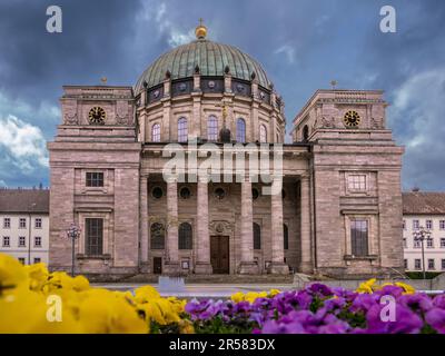 Il St. Blasius Cathedral si trova a St Blasien nel quartiere di Waldshut, nella Foresta Nera meridionale - l'ex chiesa abbaziale della St Blasien monast Foto Stock