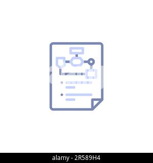 Pianificare, pianificare e strutturare le soluzioni aziendali per la massima efficienza Illustrazione Vettoriale