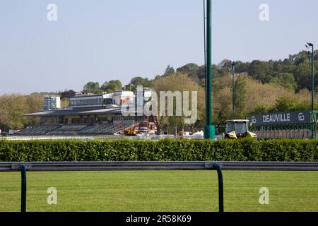 Ippodromo di Deauville-la Touques, Deauville Normandia Francia Foto Stock