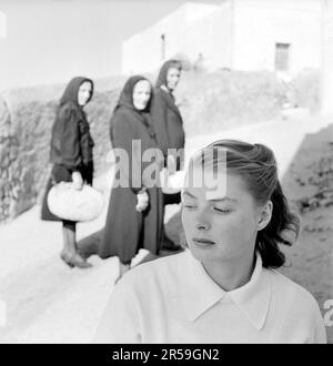 INGRID BERGMAN di STRÓMBOLI (1950), regia di ROBERTO ROSSELLINI. Credito: RKO / Album Foto Stock