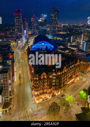 Greater Manchester, Regno Unito. Manchester Central Convention Complex, immagine aerea. 22nd maggio 2023 Foto Stock