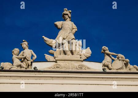 Varsavia, Polonia - 28 maggio 2023 architettura e paesaggio urbano del centro di Varsavia, una città emblematica e la capitale della Polonia. Foto Stock