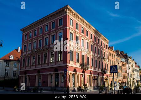 Varsavia, Polonia - 28 maggio 2023 architettura e paesaggio urbano del centro di Varsavia, una città emblematica e la capitale della Polonia. Foto Stock