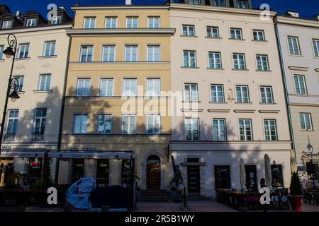 Varsavia, Polonia - 28 maggio 2023 architettura e paesaggio urbano del centro di Varsavia, una città emblematica e la capitale della Polonia. Foto Stock