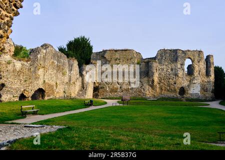 Reading, Berkshire Regno Unito 06 settembre 2021. Abbazia dormitorio rovine Foto Stock
