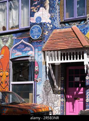 Il Mosaic House è la casa di Carrie Reichhardt, che si trova a Chiswick, Londra Foto Stock