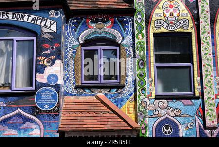 Il Mosaic House è la casa di Carrie Reichhardt, che si trova a Chiswick, Londra Foto Stock