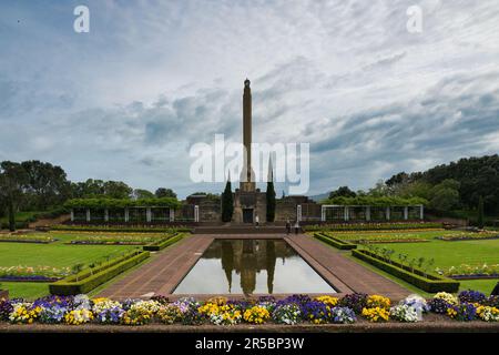 La vista della riserva nazionale di Bastion Point ad Auckland, Nuova Zelanda. Foto Stock