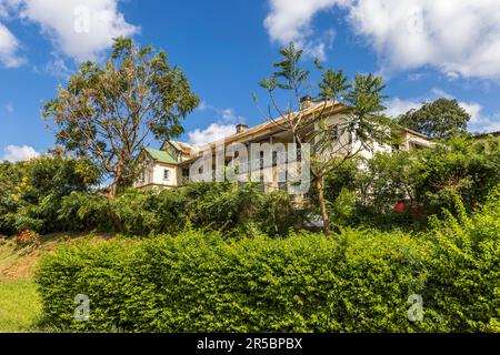 Edifici coloniali a Zomba, Malawi Foto Stock