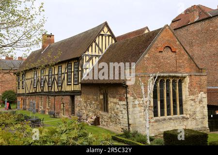 Merchant Adventurers' Hall, Fossgate, York, North Yorkshire, Inghilterra, Gran Bretagna, Regno Unito, Regno Unito, Europa Foto Stock