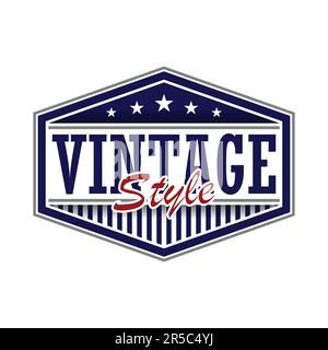 Logo vintage badge ed etichette. Illustrazione vettoriale su sfondo bianco Illustrazione Vettoriale
