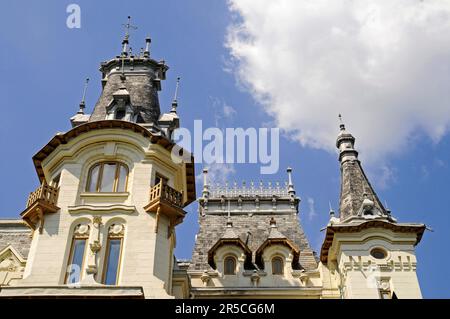 Palatul Kretulescu, Palazzo, Parco Cismigiu, Bucarest, Romania, Cretulescu Foto Stock