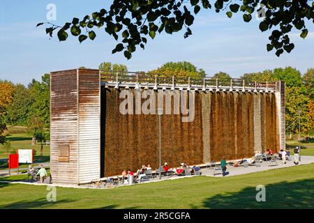 Spa Park, casa di laurea, sale, Bad Rappenau, Baden-Wuerttemberg, Germania Foto Stock