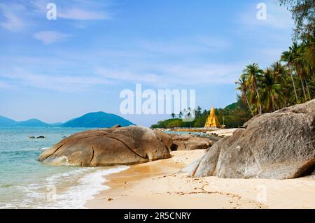 Laem Sor Pagoda, Ko Samui, Thailandia Foto Stock