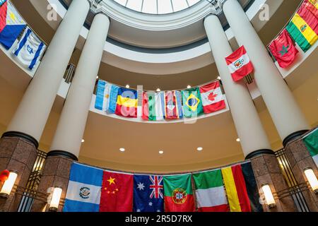 Benson University Center presso la Wake Forest University di Winston-Salem, North Carolina, USA Foto Stock