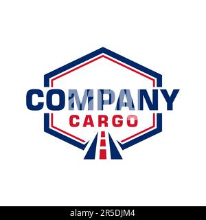 MODELLO DI LOGO CARGO Illustrazione Vettoriale