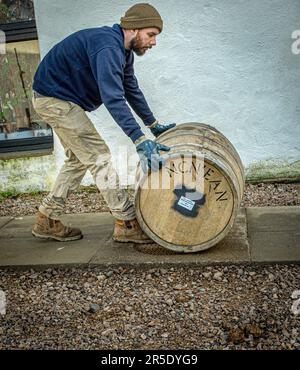 Distilleria NC’nean a Drimnin Estate a Movern , Scozia, Regno Unito. Foto Stock