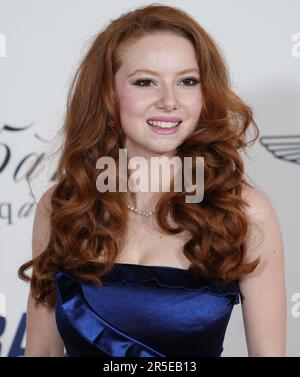 Los Angeles, Stati Uniti. 02nd giugno, 2023. Francesca Capaldi arriva al gala annuale 30th Race to Erase MS Gala che si tiene presso il Fairmont Century Plaza di Los Angeles, California, venerdì 2 giugno 2023. (Foto di Sthanlee B. Mirador/Sipa USA) Credit: Sipa USA/Alamy Live News Foto Stock