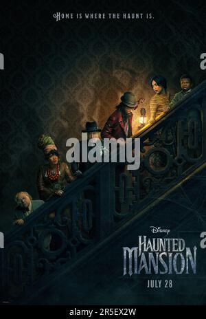 Haunted Mansion film poster Foto Stock