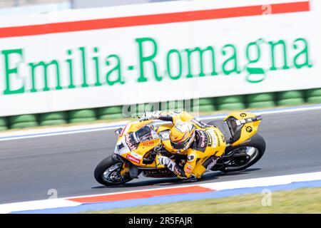 Alvaro Bautista (ESP) Ducati Panigale V4R, Aruba.IT Racing - Ducati Credit: Live Media Publishing Group/Alamy Live News Foto Stock