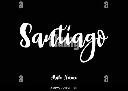 Nome maschio elegante grassetto Grunge Typography testo Lettering Vector Design Illustrazione Vettoriale