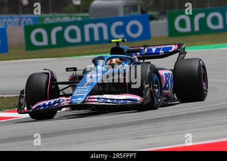 Barcellona, Spagna. 02nd giugno, 2022. Barcellona, Spagna, 2. Giugno 2023; Pierre Gasly di Francia alla guida della (10) Alpine F1 A523 Renault durante il Campionato del mondo FIA F1. Formula 1 Gran Premio di Spagna, circuito de Catalunya vicino Montmelo - immagine a pagamento - Foto Credit: © Eric ALONSO/ATP images (ALONSO Eric/ATP/SPP) Credit: SPP Sport Press Photo. /Alamy Live News Foto Stock