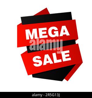 Offerta Mega offerta banner design Illustrazione Vettoriale