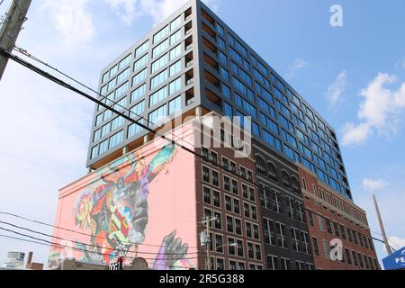 Denton, Dallas e Deep Ellum, attrazioni del centro Foto Stock