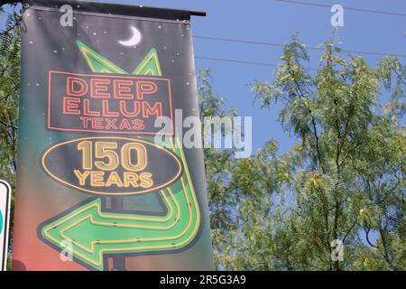 Denton, Dallas e Deep Ellum, attrazioni del centro Foto Stock