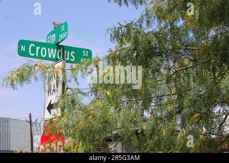 Denton, Dallas e Deep Ellum, attrazioni del centro Foto Stock