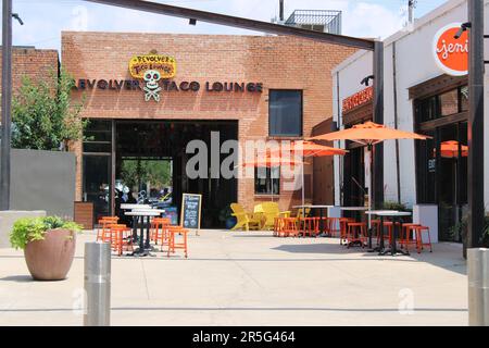 Denton, Dallas e Deep Ellum, attrazioni del centro Foto Stock