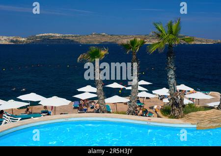 Piscina del parco Splash and Fun, Malta Foto Stock