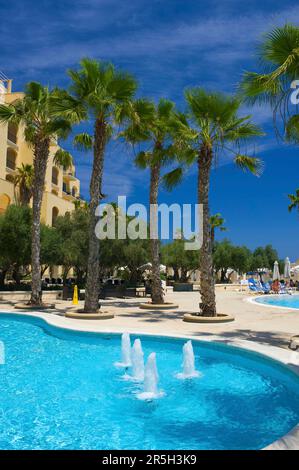 L'Hilton Resort di St Julians, Malta Foto Stock