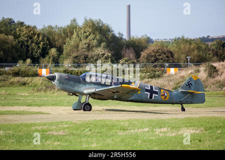 Nord 1002 Pingouin II prepararsi al decollo Foto Stock