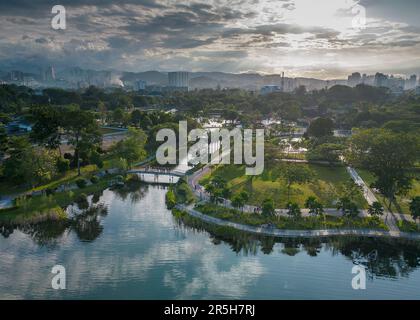 Parco ricreativo di Titiwangsa situato nella città di Kuala Lumpur Foto Stock