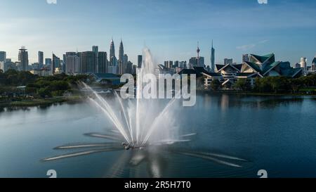 Parco ricreativo di Titiwangsa situato nella città di Kuala Lumpur Foto Stock