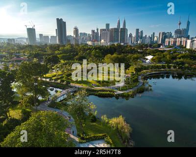 Parco ricreativo di Titiwangsa situato nella città di Kuala Lumpur Foto Stock