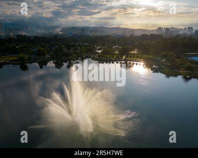 Parco ricreativo di Titiwangsa situato nella città di Kuala Lumpur Foto Stock