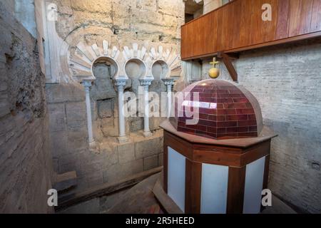 Interno della moschea-Cattedrale del Campanile di Cordoba - Cordoba, Andalusia, Spagna Foto Stock