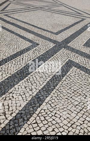 Tradizionali ciottoli a motivi di Potuguese a Lagos Portogallo Foto Stock