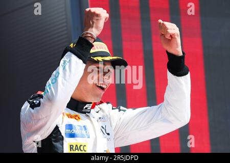 Montmelo, Espagne. 04th giugno, 2023. MARTI Jose Maria (spa), Campos Racing, Dallara F3, ritratto durante il 4th° round del Campionato FIA di Formula 3 2023 dal 2 al 4 giugno 2023 sul circuito di Barcellona-Catalunya, a Montmelo, Spagna - Foto Eric Alonso/DPPI Credit: DPPI Media/Alamy Live News Foto Stock