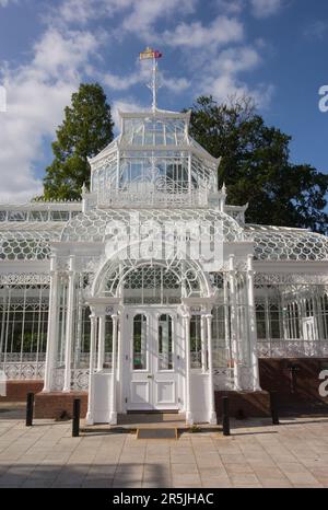 Charles Harrison Townsend's Victorian Conservatory, Horniman Museum, Horniman Gardens, Forest Hill, Londra, SE23, Inghilterra, Regno Unito Foto Stock