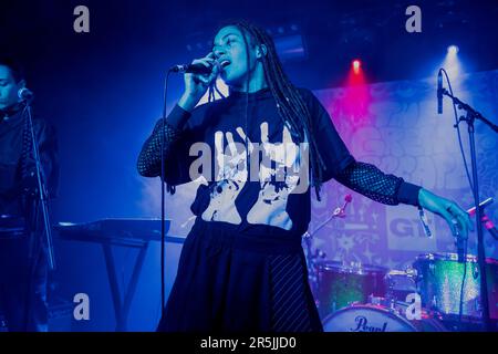 Brighton, città di Brighton & Hove, East Sussex, Regno Unito. Grove si esibisce al Revenge, The Great Escape Festival 2023. 12th maggio 2023. Foto Stock