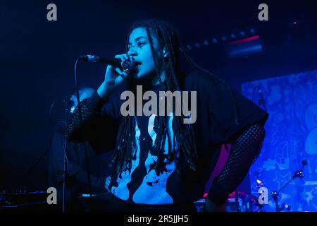 Brighton, città di Brighton & Hove, East Sussex, Regno Unito. Grove si esibisce al Revenge, The Great Escape Festival 2023. 12th maggio 2023. Foto Stock