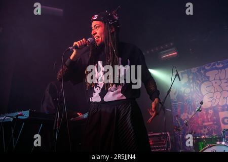 Brighton, città di Brighton & Hove, East Sussex, Regno Unito. Grove si esibisce al Revenge, The Great Escape Festival 2023. 12th maggio 2023. Foto Stock